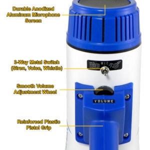 This is a photo of the various sound, whistle, and siren functions on the ThunderPower 120